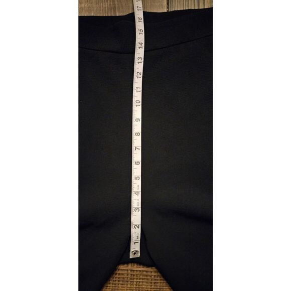 Rosetta Getty Womens Pants 8 Black Capri Pull On Straight Leg Elastic Waist - Picture 7 of 11